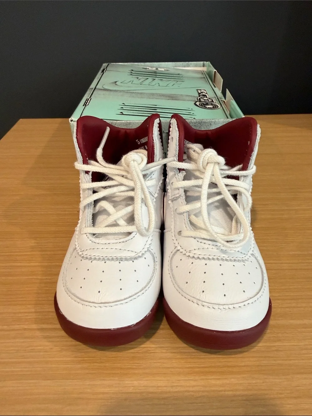 Nike Baby Jordan 85 TD White & Red Infant Sneakers